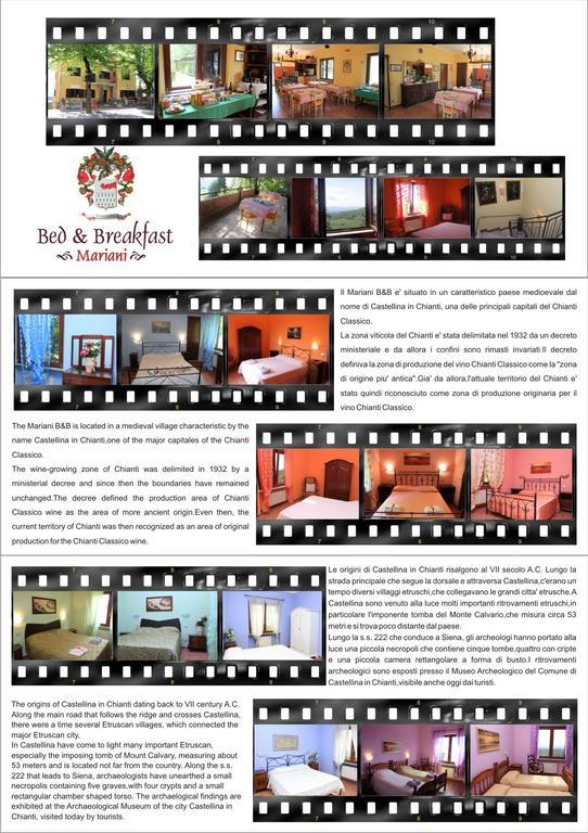 Mariani Bed&Breakfast Castellina in Chianti Exterior foto